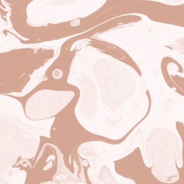 Kağıt üzerinde turuncu mermer mürekkep dokusu. Mermer taş resim.