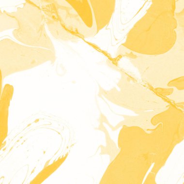 Sarı mermer arkaplan boya sıçrama deseni ile