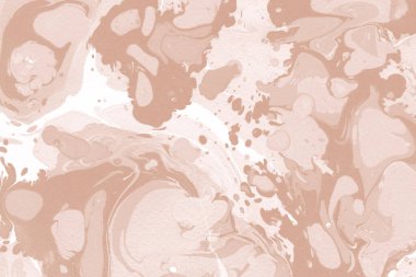 Beyaz suluboya arka planda renkli mermer mürekkep kağıdı dokusu. Kaotik soyut organik tasarım. Banyo bombası dalgaları.