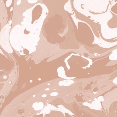 Kağıt üzerinde turuncu mermer mürekkep dokusu. Mermer taş resim.