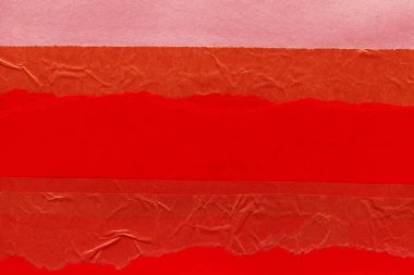 Çeşitli kağıtların kolajı, renkli soyut arkaplan  