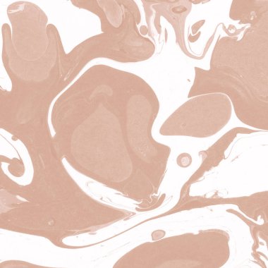 Kağıt üzerinde turuncu mermer mürekkep dokusu. Mermer taş resim.