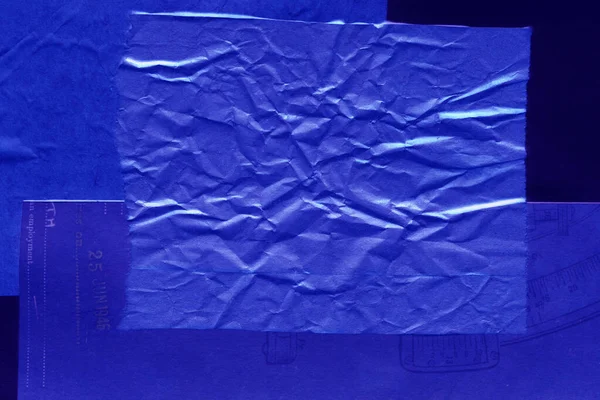 Çeşitli kağıtların kolajı, renkli soyut arkaplan  