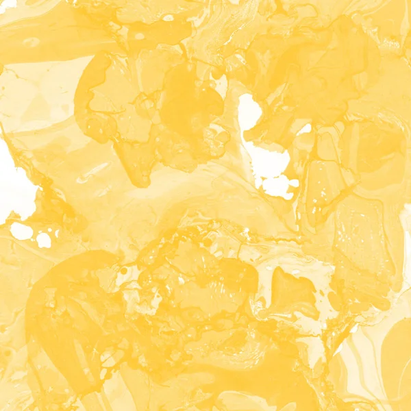Sarı mermer arkaplan boya sıçrama deseni ile
