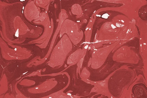 Boya desenli kırmızı mermer arkaplan