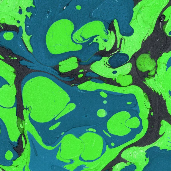 Kleurrijke Marmeren Inkt Papier Textuur Witte Aquarel Achtergrond Chaotisch Abstract — Stockfoto