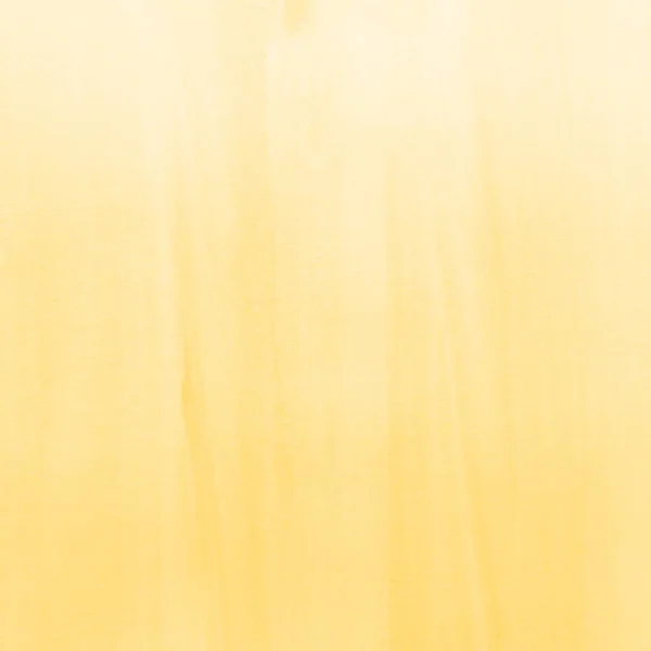 紙の背景に黄色の写実的な水彩絵具 — ストック写真