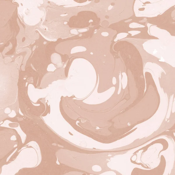 Kağıt üzerinde turuncu mermer mürekkep dokusu. Mermer taş resim.