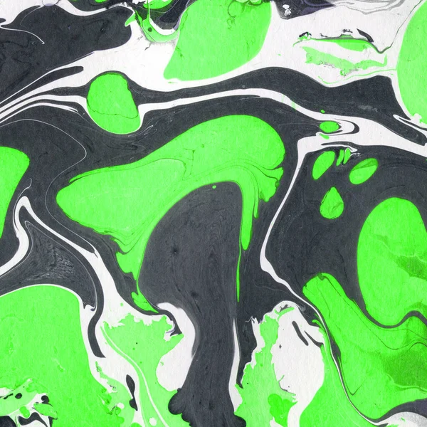 Colorful marble ink paper texture on white watercolor background. Chaotic abstract organic design. Bath bomb waves.