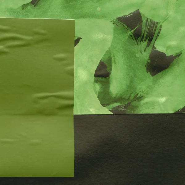 Çeşitli kağıtların kolajı, renkli soyut arkaplan  