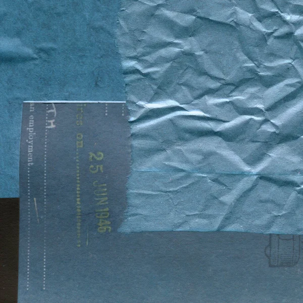 Çeşitli kağıtların kolajı, renkli soyut arkaplan  