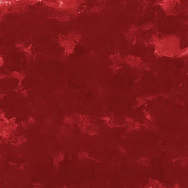 紙の背景に白の写実的な水彩の質感と赤 — ストック写真