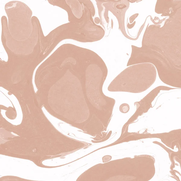 Kağıt üzerinde turuncu mermer mürekkep dokusu. Mermer taş resim.