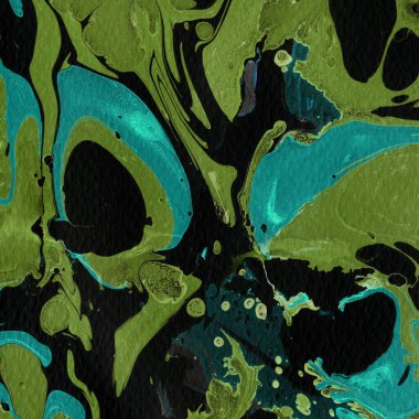 Beyaz suluboya arka planda renkli mermer mürekkep kağıdı dokusu. Kaotik soyut organik tasarım. Banyo bombası dalgaları.