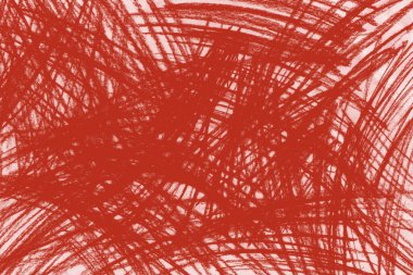 Kırmızı tebeşir desenli soyut duvar kağıdı