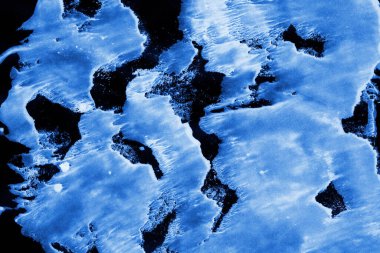 mavi mürekkep deseni lekeler, soyut arkaplan