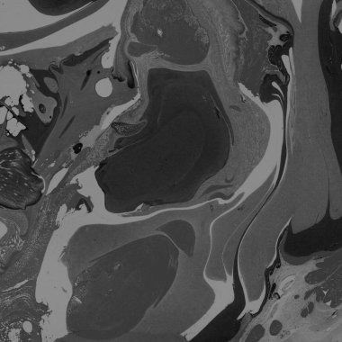 Beyaz suluboya arka planda renkli mermer mürekkep kağıdı dokusu. Kaotik soyut organik tasarım. Banyo bombası dalgaları.