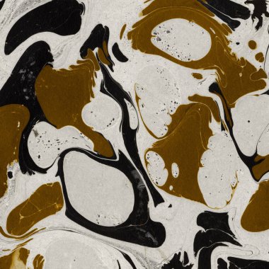 Beyaz suluboya arka planda renkli mermer mürekkep kağıdı dokusu. Kaotik soyut organik tasarım. Banyo bombası dalgaları.