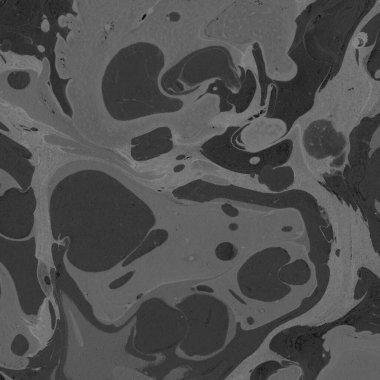 Kağıt arkaplanda siyah mermer mürekkep dokusu. Mermer taş resim.