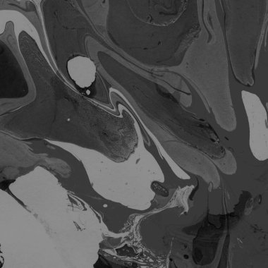 Beyaz suluboya arka planda renkli mermer mürekkep kağıdı dokusu. Kaotik soyut organik tasarım. Banyo bombası dalgaları.