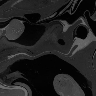 Kağıt arkaplanda siyah mermer mürekkep dokusu. Mermer taş resim.