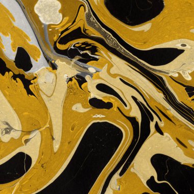 Beyaz suluboya arka planda renkli mermer mürekkep kağıdı dokusu. Kaotik soyut organik tasarım. Banyo bombası dalgaları.