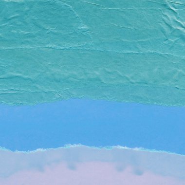 Çeşitli kağıtların kolajı, renkli soyut arkaplan  