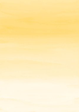 Kağıt arkaplanda sarı gerçekçi suluboya dokusu.