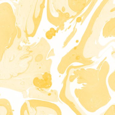Sarı mermer arkaplan boya sıçrama deseni ile