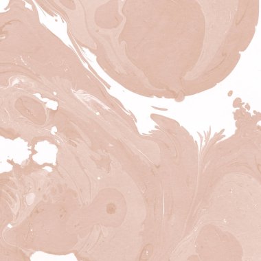 Kağıt üzerinde turuncu mermer mürekkep dokusu. Mermer taş resim.