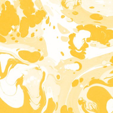 Sarı mermer arkaplan boya sıçrama deseni ile