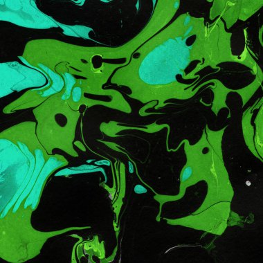 Beyaz suluboya arka planda renkli mermer mürekkep kağıdı dokusu. Kaotik soyut organik tasarım. Banyo bombası dalgaları.