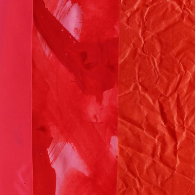 Çeşitli kağıtların kolajı, renkli soyut arkaplan  