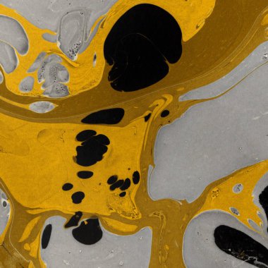 Beyaz suluboya arka planda renkli mermer mürekkep kağıdı dokusu. Kaotik soyut organik tasarım. Banyo bombası dalgaları.