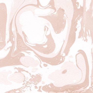 Kağıt üzerinde turuncu mermer mürekkep dokusu. Mermer taş resim.