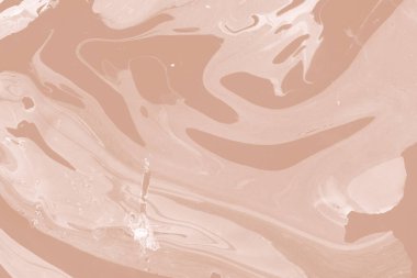 Kağıt üzerinde turuncu mermer mürekkep dokusu. Mermer taş resim.