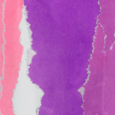 Çeşitli kağıtların kolajı, renkli soyut arkaplan  