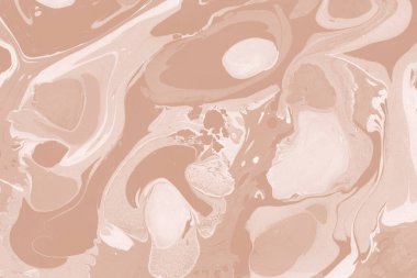 Kağıt üzerinde turuncu mermer mürekkep dokusu. Mermer taş resim.