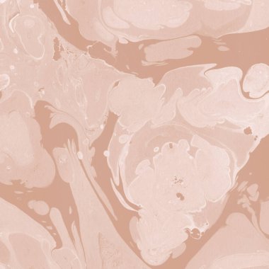 Kağıt üzerinde turuncu mermer mürekkep dokusu. Mermer taş resim.