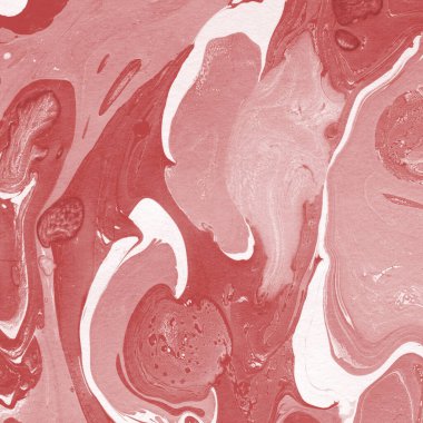 Boya desenli kırmızı mermer arkaplan