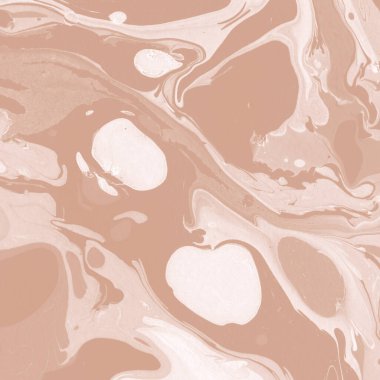 Kağıt üzerinde turuncu mermer mürekkep dokusu. Mermer taş resim.