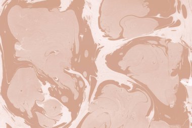 Kağıt üzerinde turuncu mermer mürekkep dokusu. Mermer taş resim.