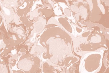 Kağıt üzerinde turuncu mermer mürekkep dokusu. Mermer taş resim.