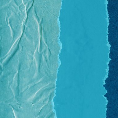 Çeşitli kağıtların kolajı, renkli soyut arkaplan  