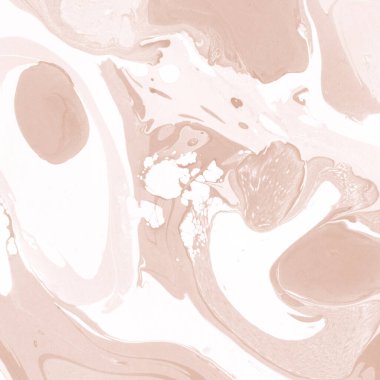 Kağıt üzerinde turuncu mermer mürekkep dokusu. Mermer taş resim.