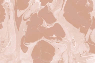 Kağıt üzerinde turuncu mermer mürekkep dokusu. Mermer taş resim.