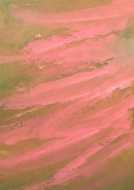 Kağıt zemin üzerinde renkli mürekkep ve suluboya doku. Gradyan boya darbeleri ve kalsiyum kaybı etkisi. El boyaması gouache soyut resim.