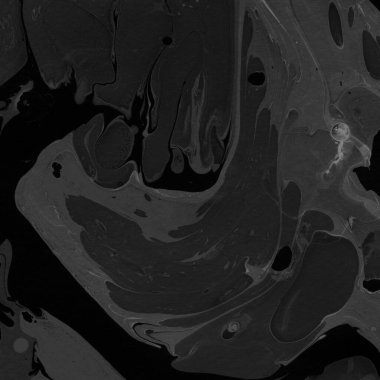 Kağıt arkaplanda siyah mermer mürekkep dokusu. Mermer taş resim.