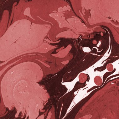 Boya desenli kırmızı mermer arkaplan