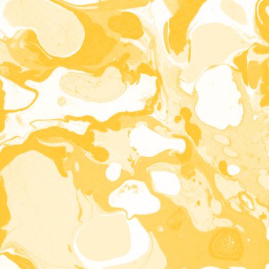 Sarı mermer arkaplan boya sıçrama deseni ile